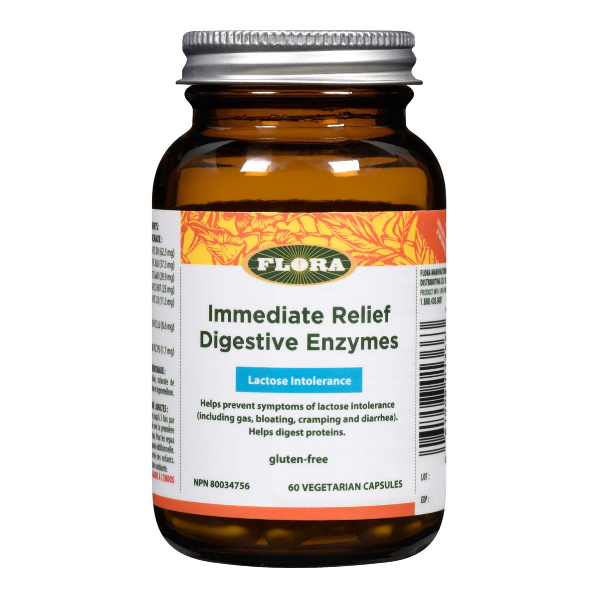 Immediate Relief Digestive Enzymes | Enzymes digestives soulagement immédiat – 60 capsules