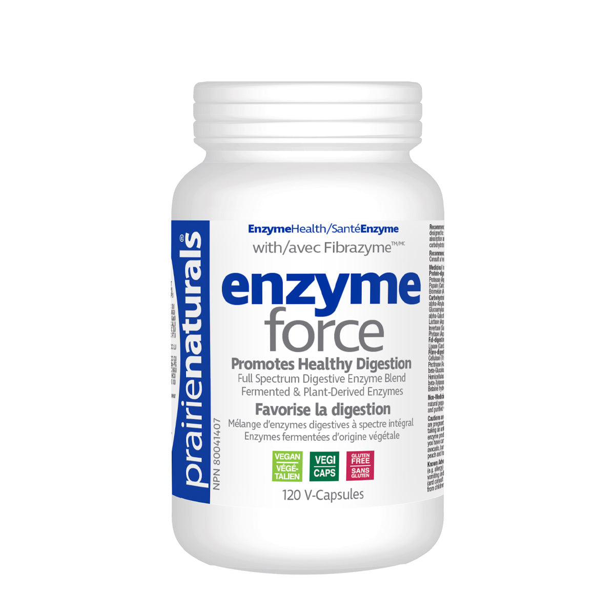 Prairie Naturals Enzyme-Force 120 Vegetable Capsules