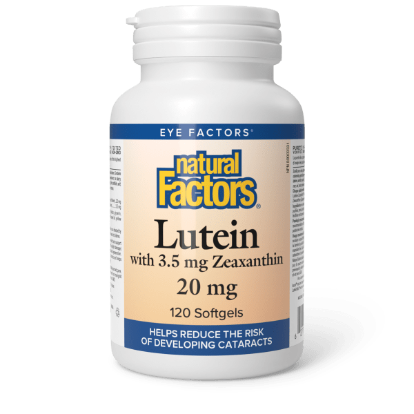 Lutein 20 mg with Zeaxanthin – 120 Softgels