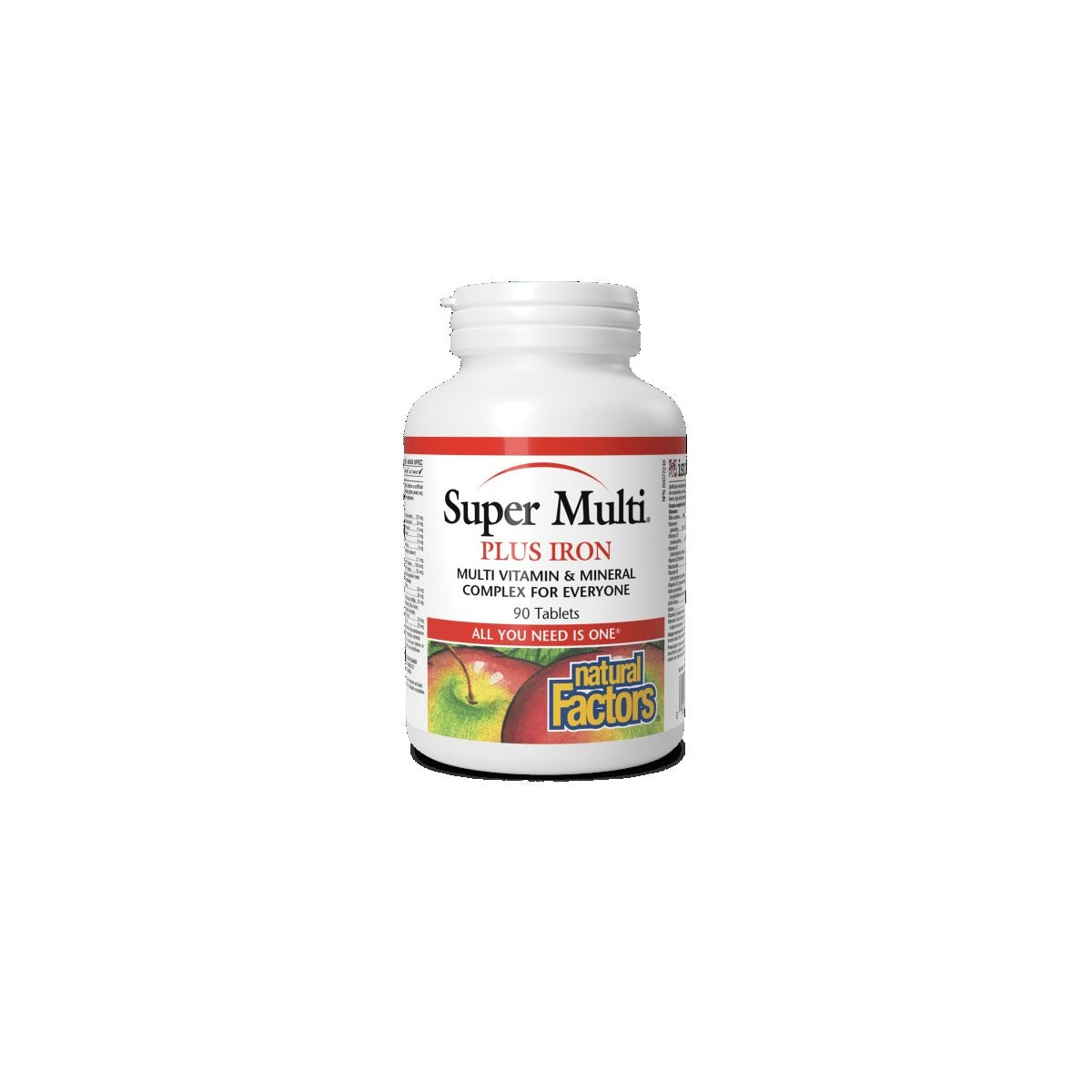 Natural Factors Super Multi Plus Iron 90 Tablets