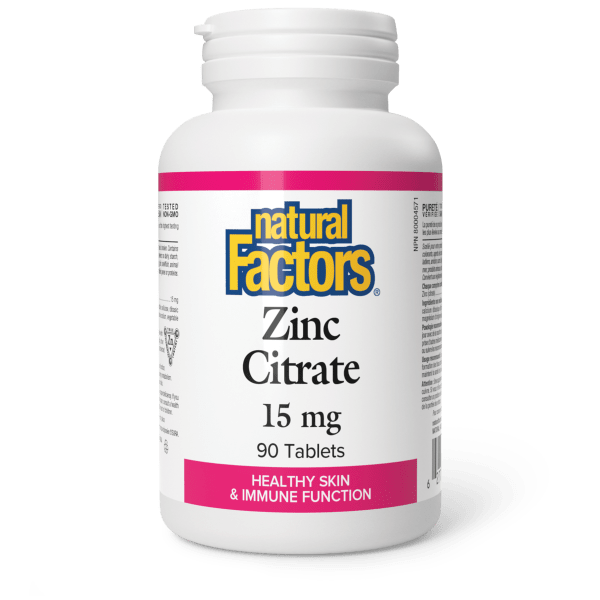 Zinc Citrate 15 mg – 90 Tablets
