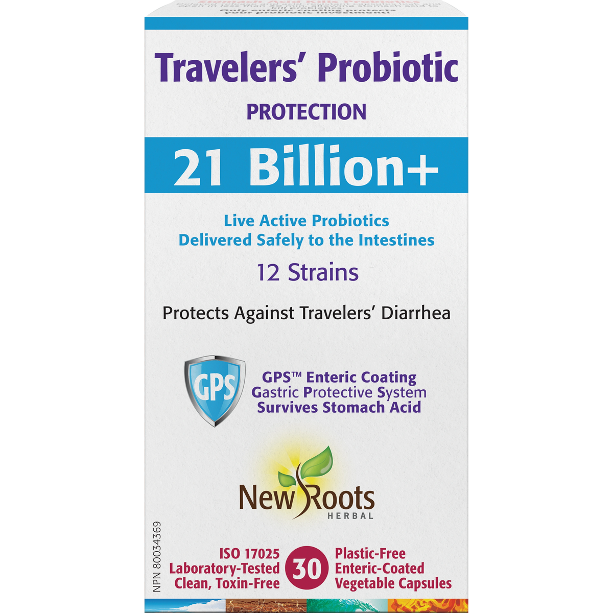 Travelers’ Probiotic 21 Billion+