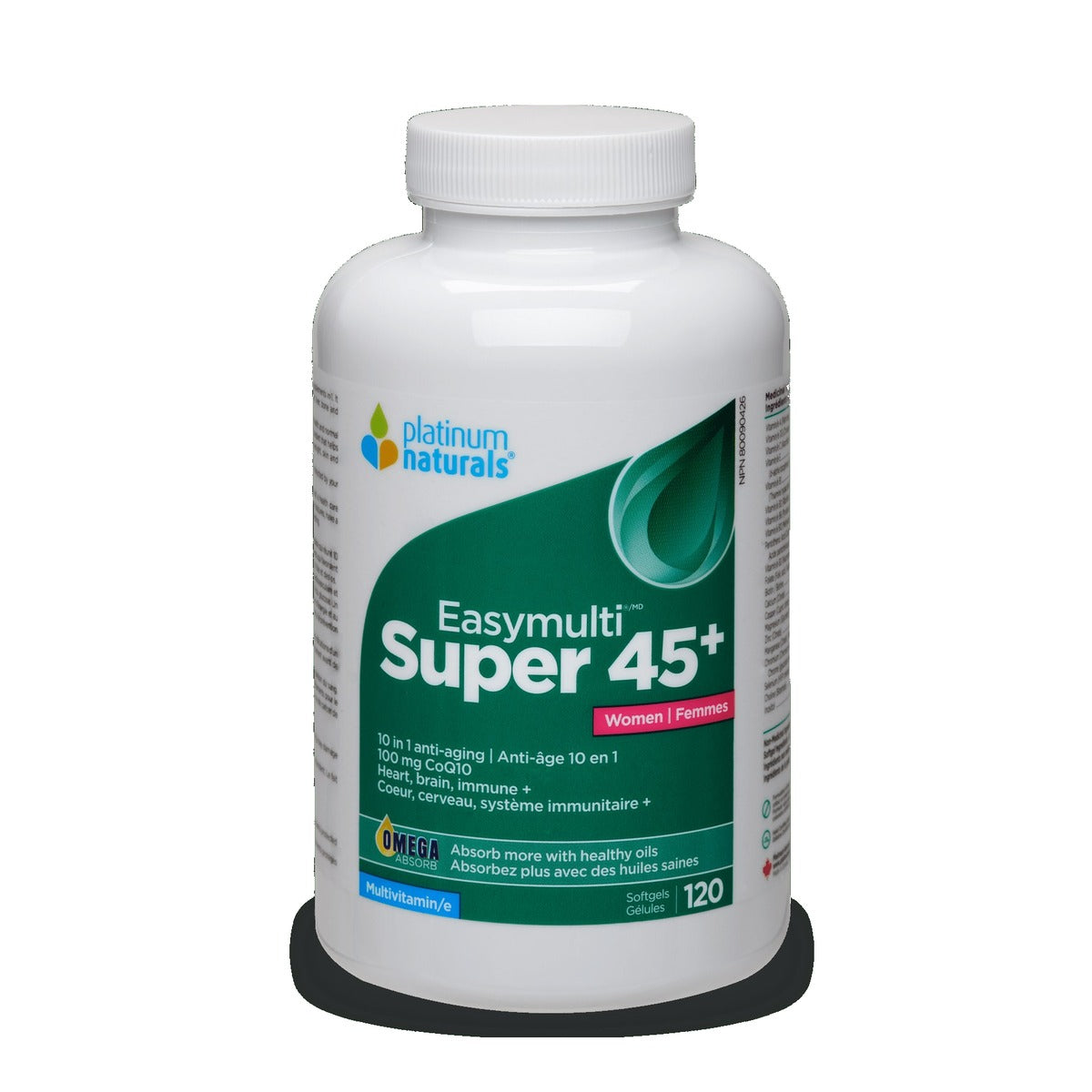 Platinum Naturals Easymulti Super 45+ Women 120 Softgels
