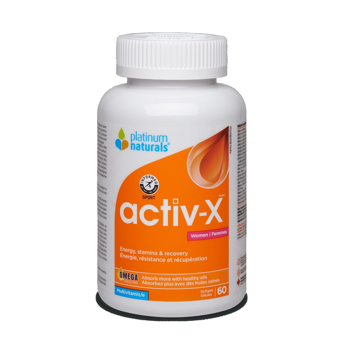 Platinum Naturals Activ-X Women 60 Softgels