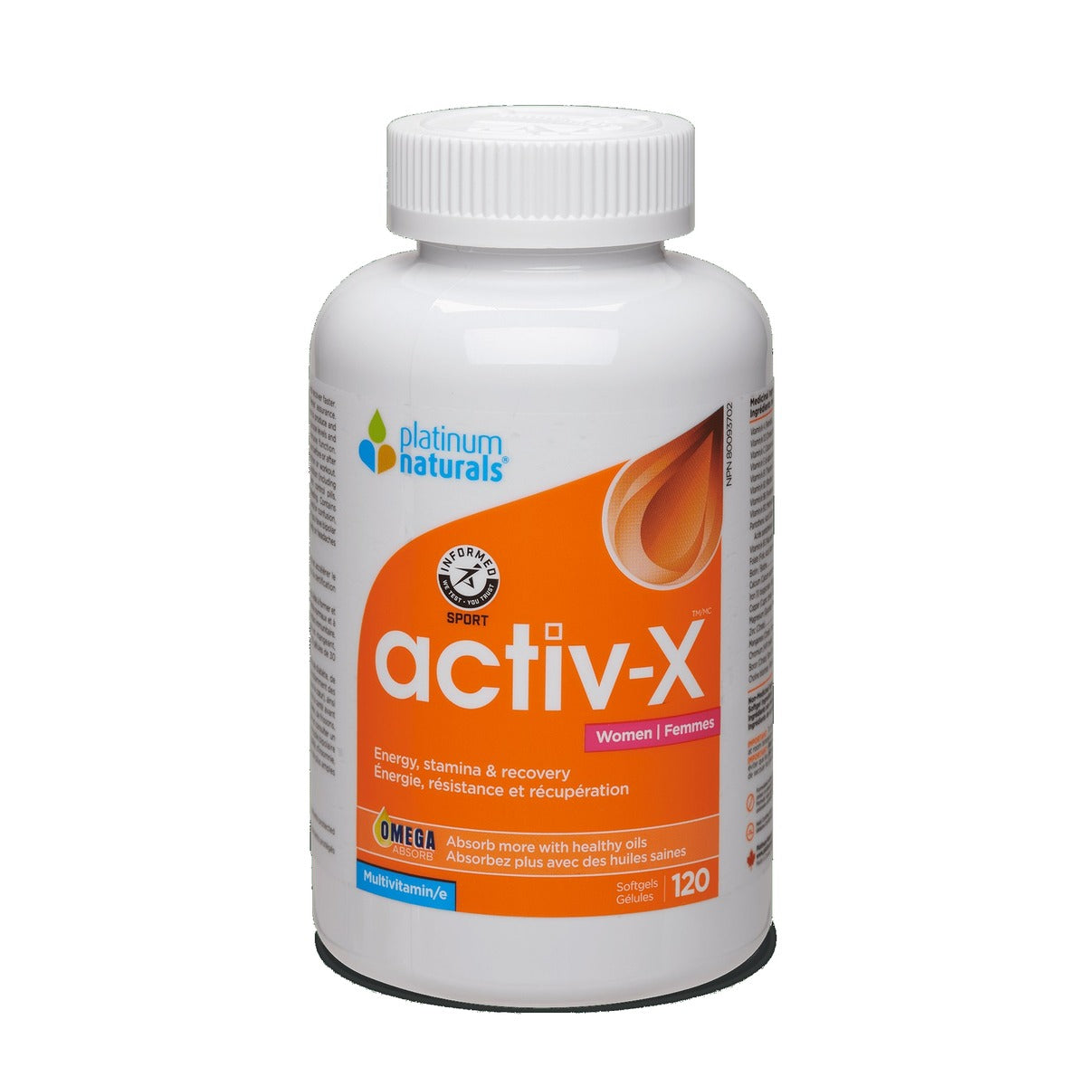 Platinum Naturals Activ-X Women 120 Softgels