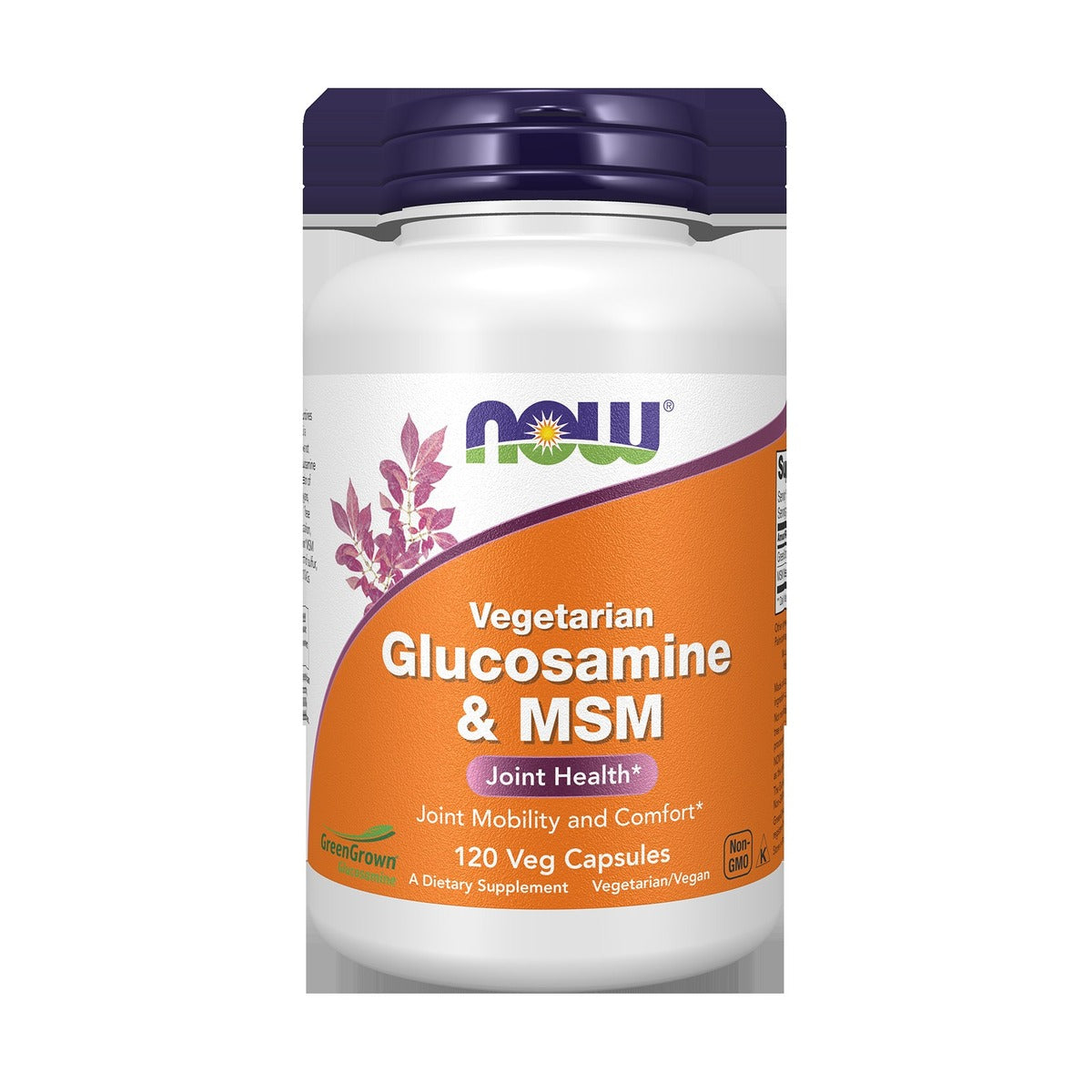 Now Veg Glucosamine MSM 120 C
