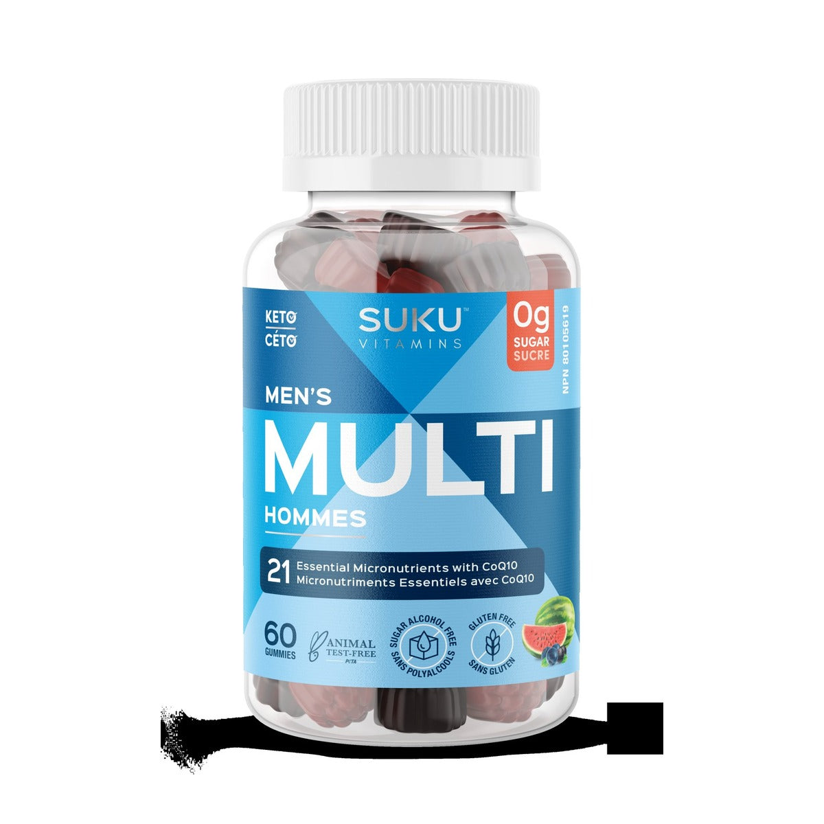 SUKU Men's Multi 60 Gummies
