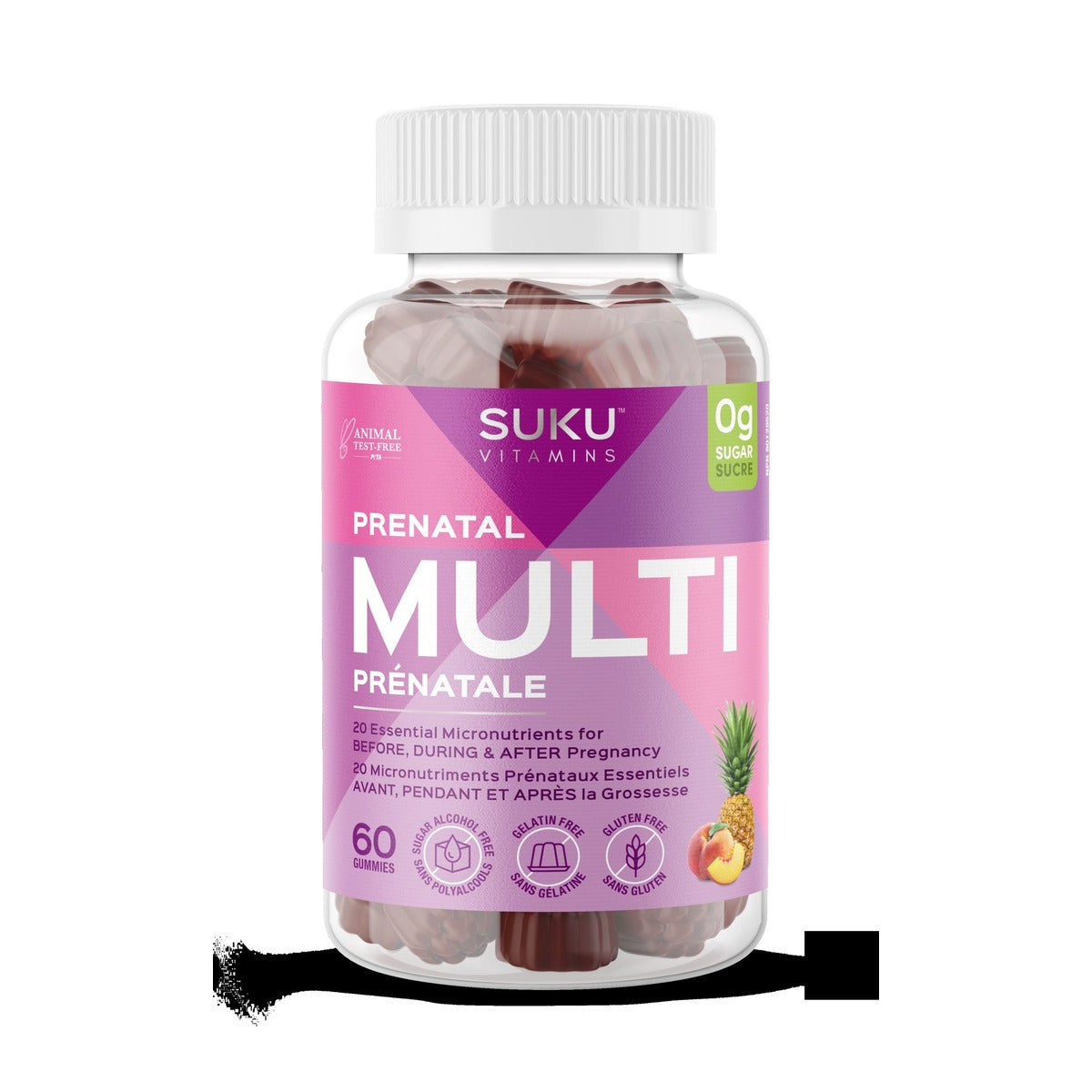 SUKU Complete Prenatal 60 Gummies