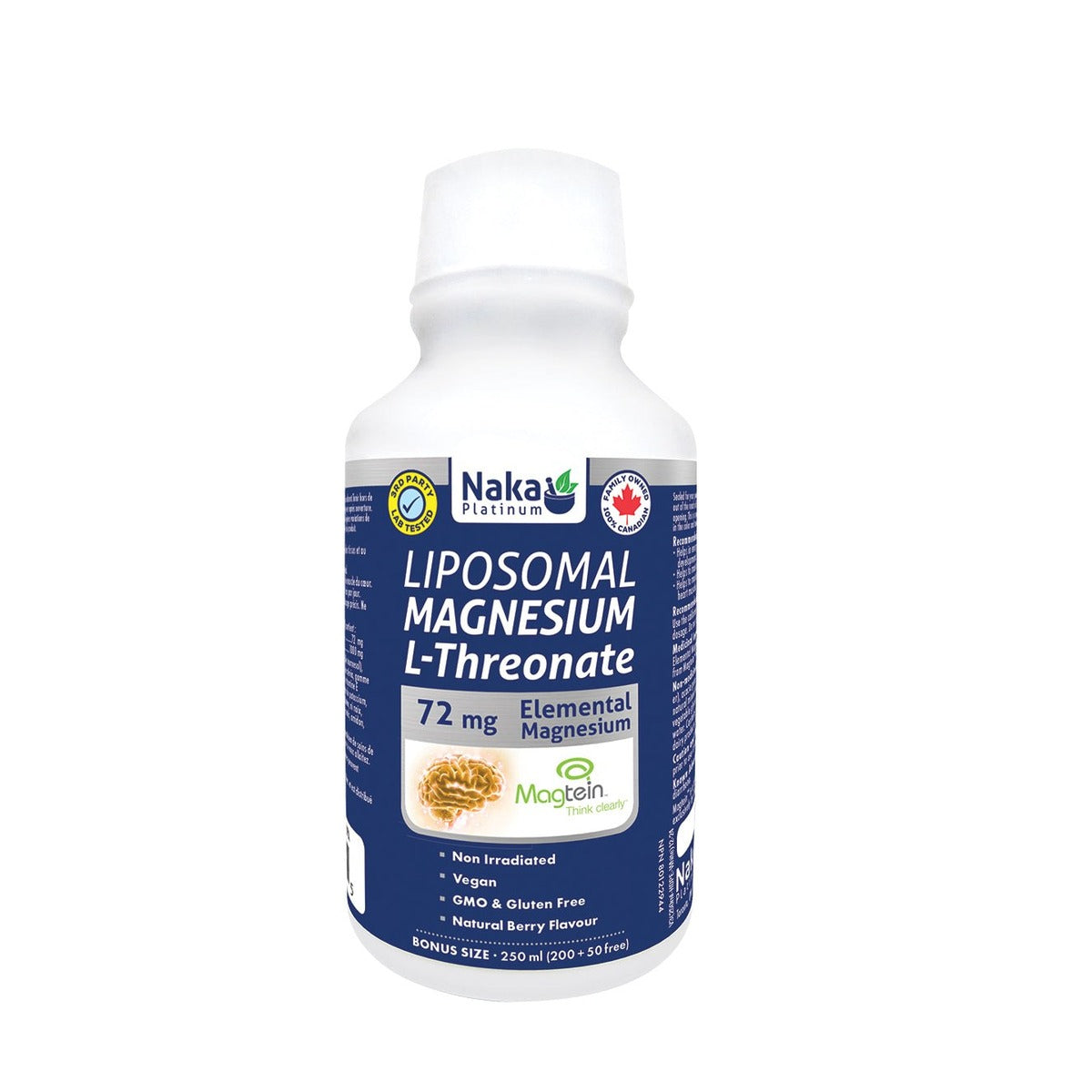 Naka Liposomal Magnesium L-Threonate 250 mL