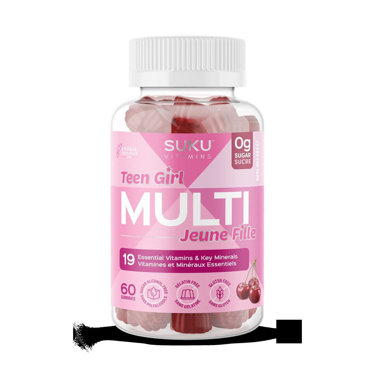 SUKU Teen Girl Multi 60 Gummies