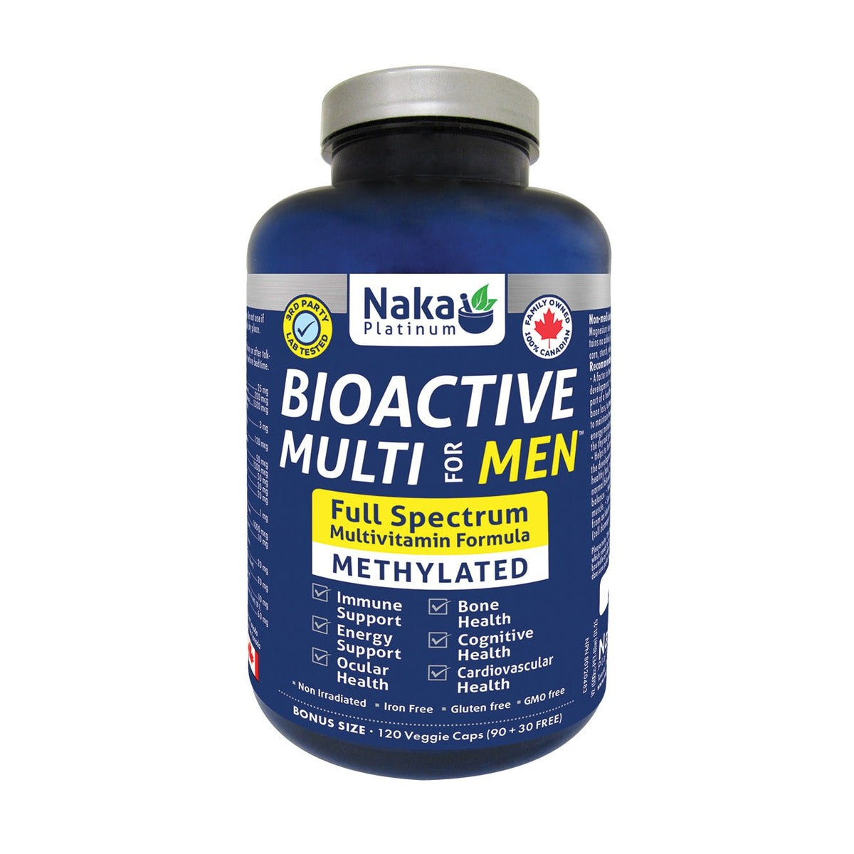 Naka Bioactive Multi for Men 120 Capsules