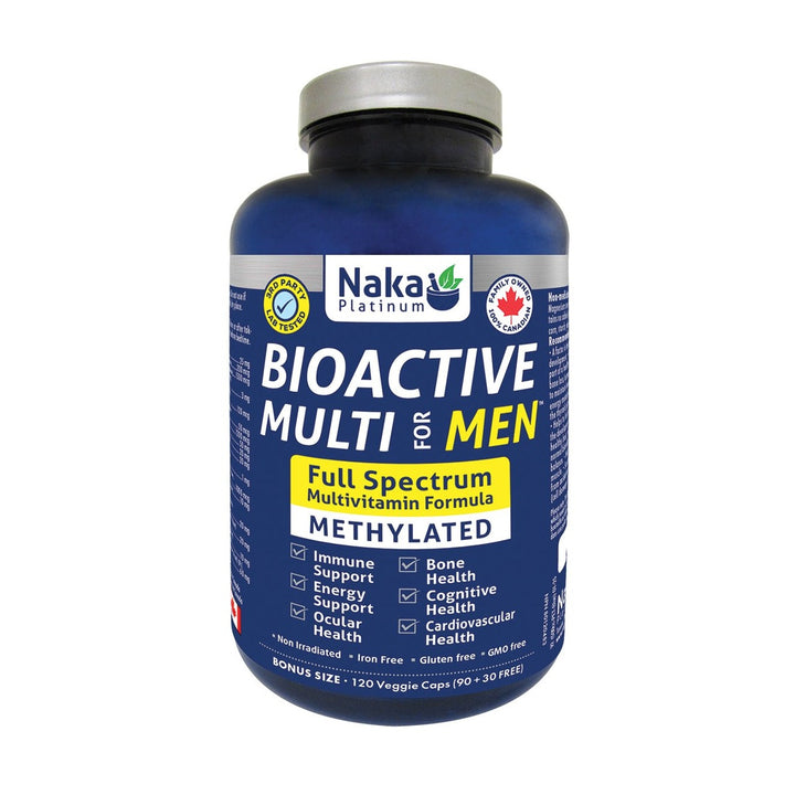 Naka Bioactive Multi for Men 120 Capsules