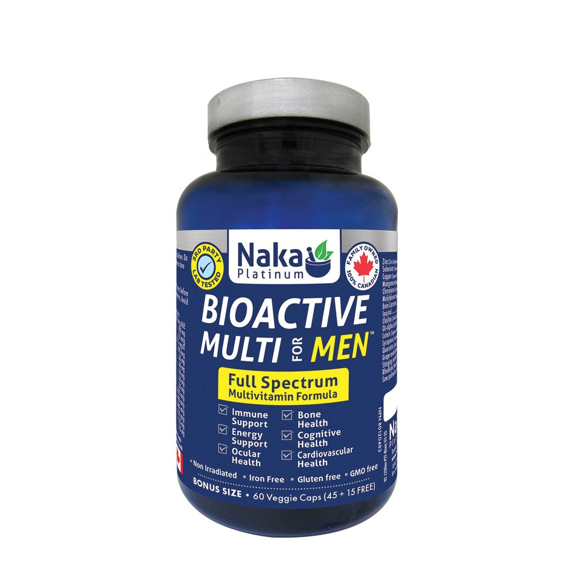 Naka Bioactive Multi for Men 60 Capsules