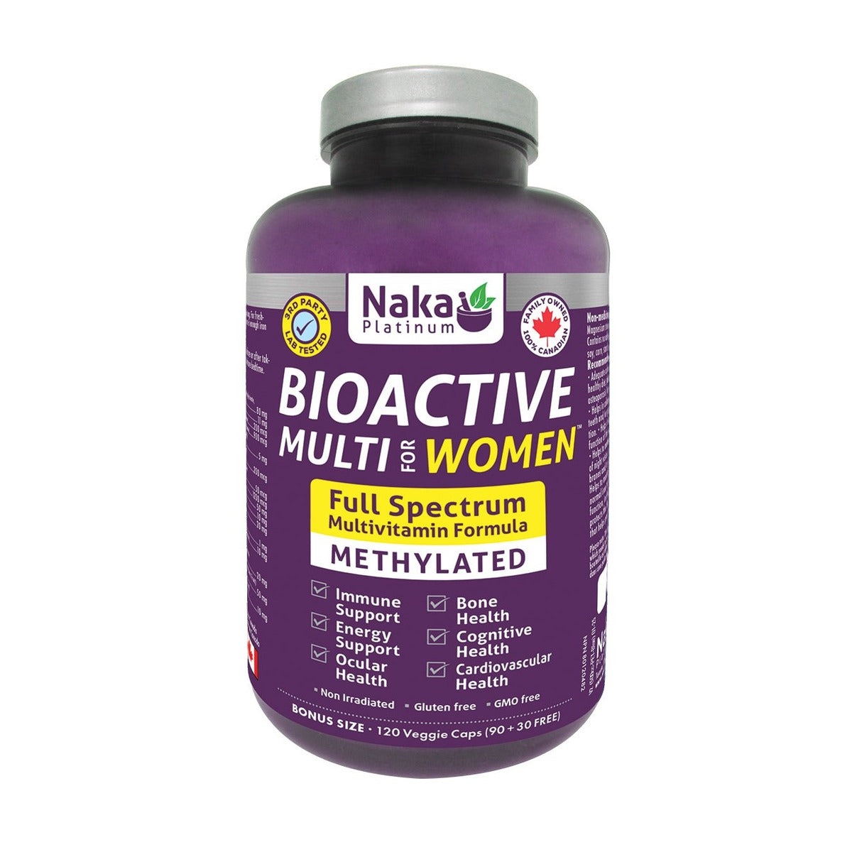 Naka Bioactive Multi for Women 120 Capsules