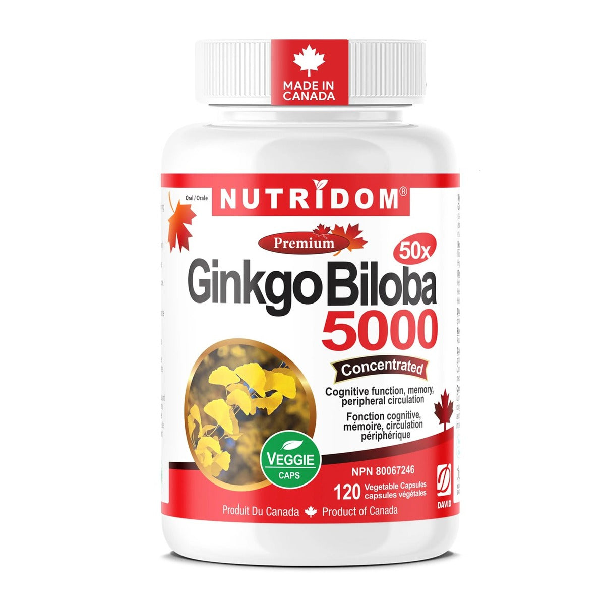 Nutridom Ginkgo 5000 5000mg 12