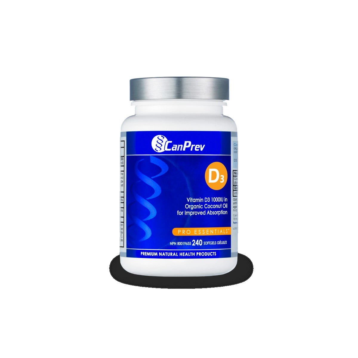 CanPrev Vitamin D3 1000 IU 240 Softgels