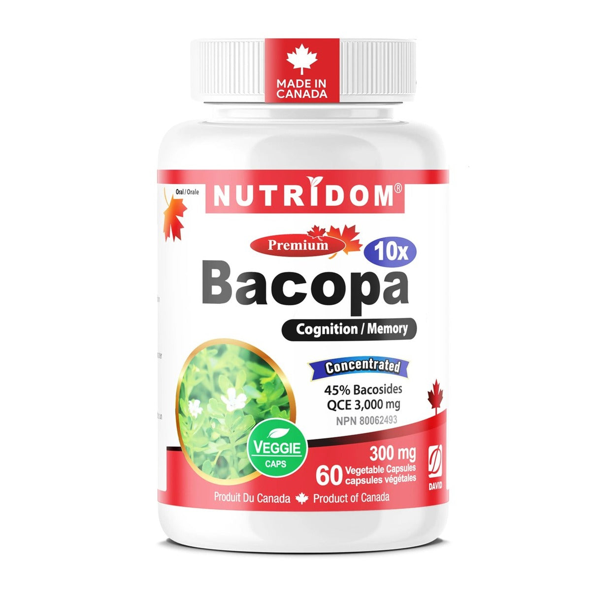 Nutridom Bacopa 60 vcaps