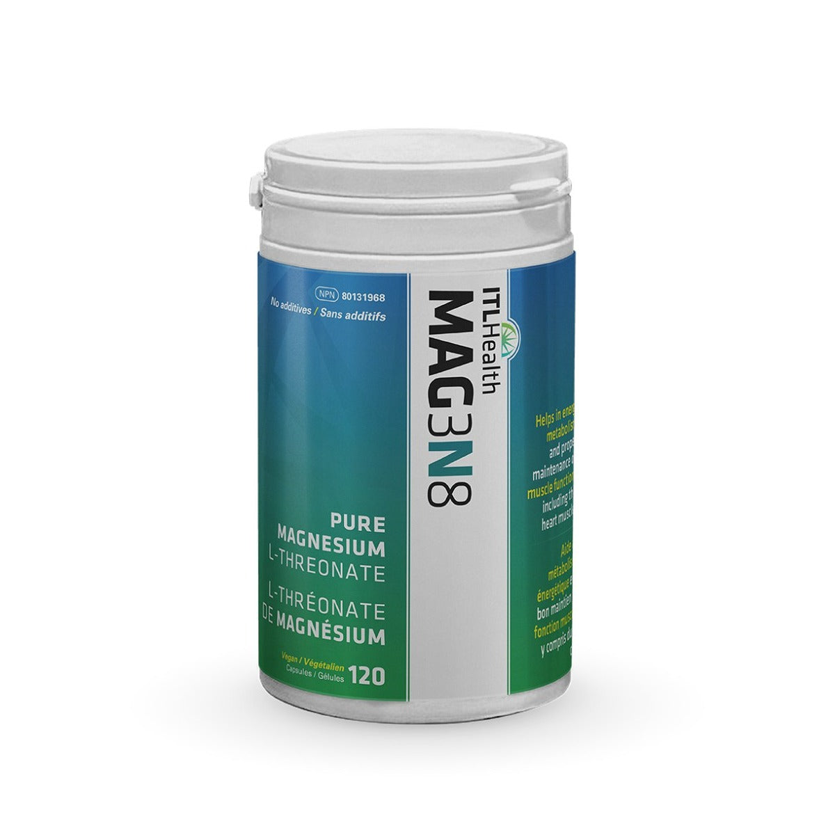 ITL Health MAG3N8 120 Capsules