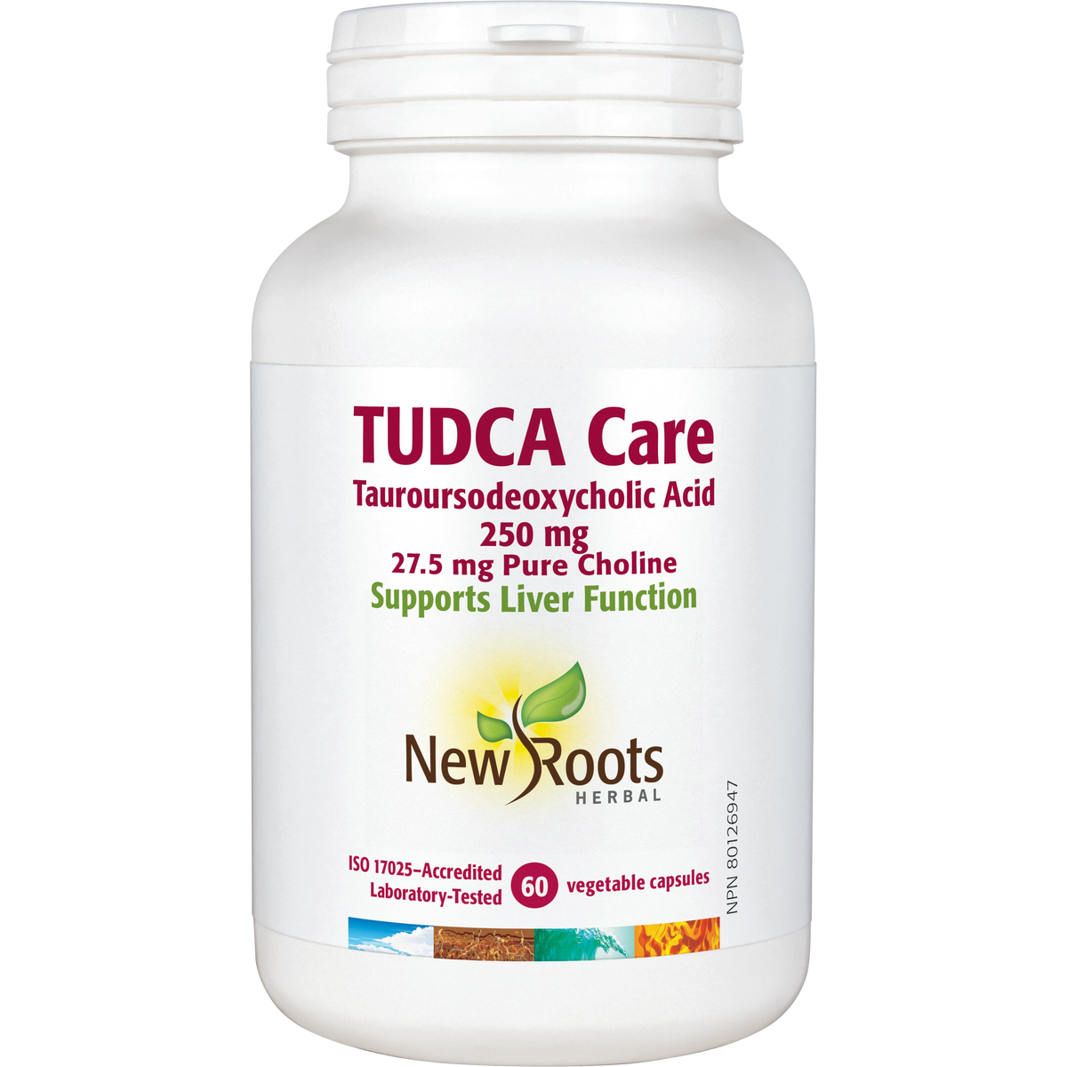 New Roots Herbal TUDCA Care 250 mg 60 Vegetable Capsules