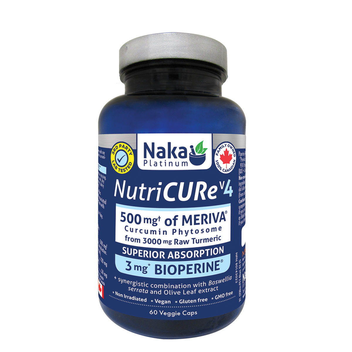 (Bonus Size) Platinum Nutri CURe V4 - 30/60 vcaps – 60 vcaps