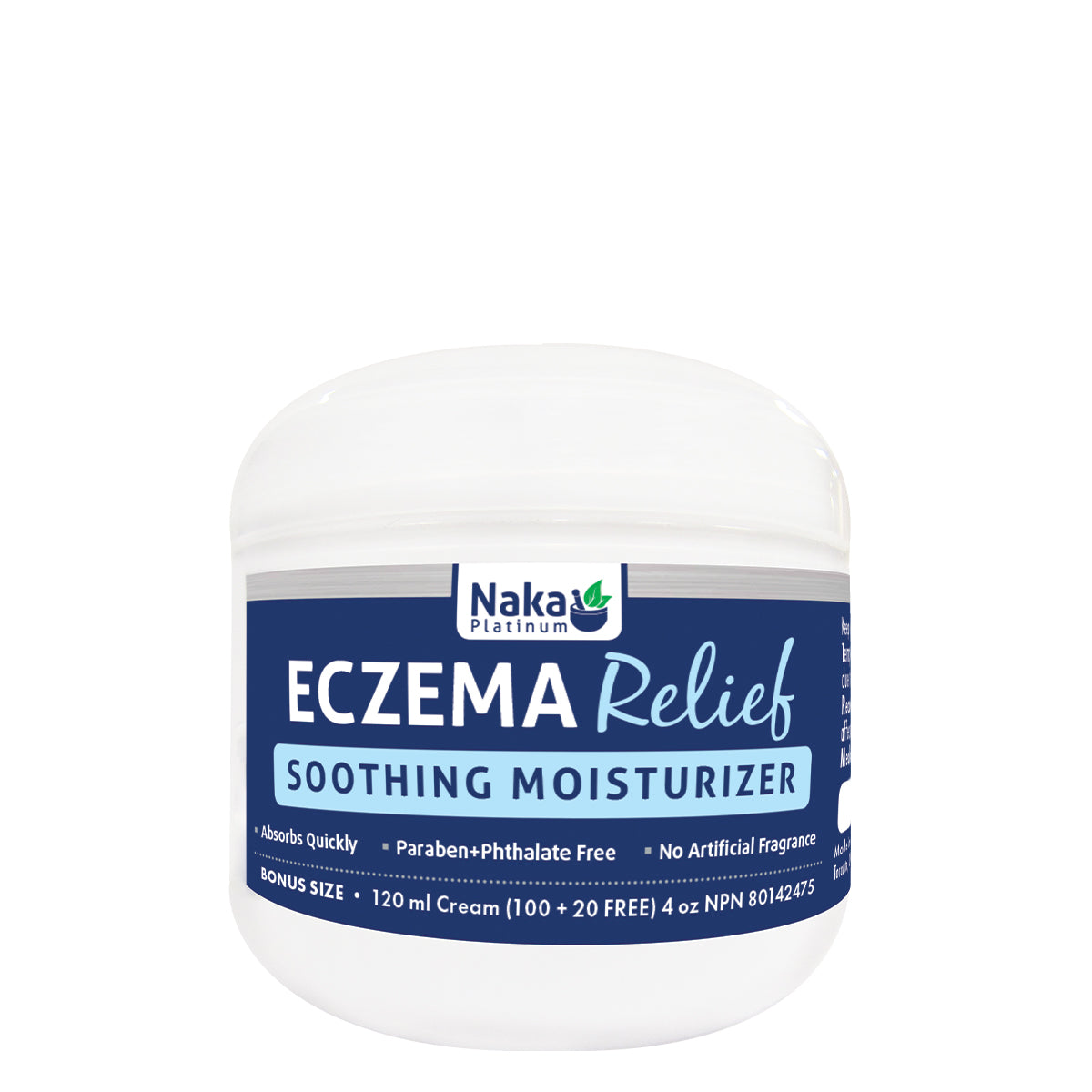 (Bonus Size) Platinum Eczema Relief Cream - 120/240ml – 120ml