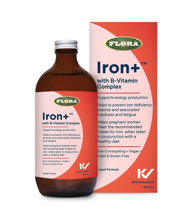 Iron+™ with B-Vitamin Complex | Liquid Iron – 445 mL