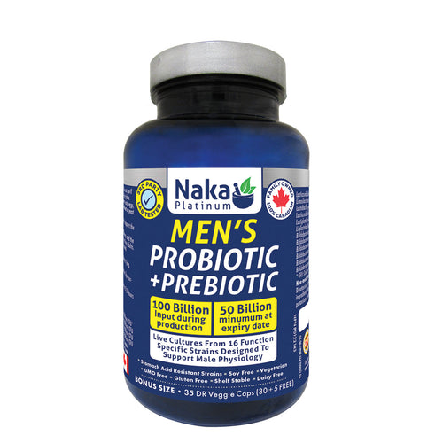 (Bonus Size) Platinum Men's Probiotic + Prebiotic - 35 DR caps