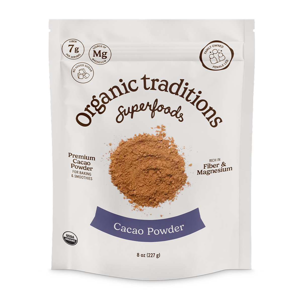 Cacao Powder – 454g (23 servings per bag) / CA