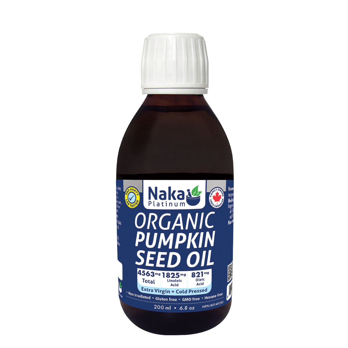 (Bonus Size) Platinum Organic Pumpkin Seed Oil - 200/500ml – 200ml