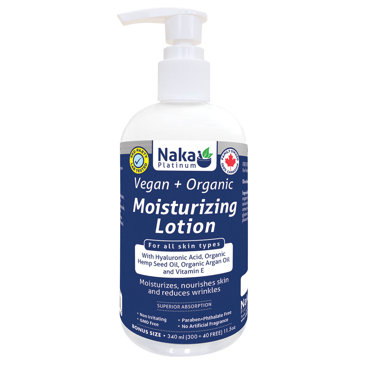(Bonus Size) Platinum Moisturizing Lotion - 340ml