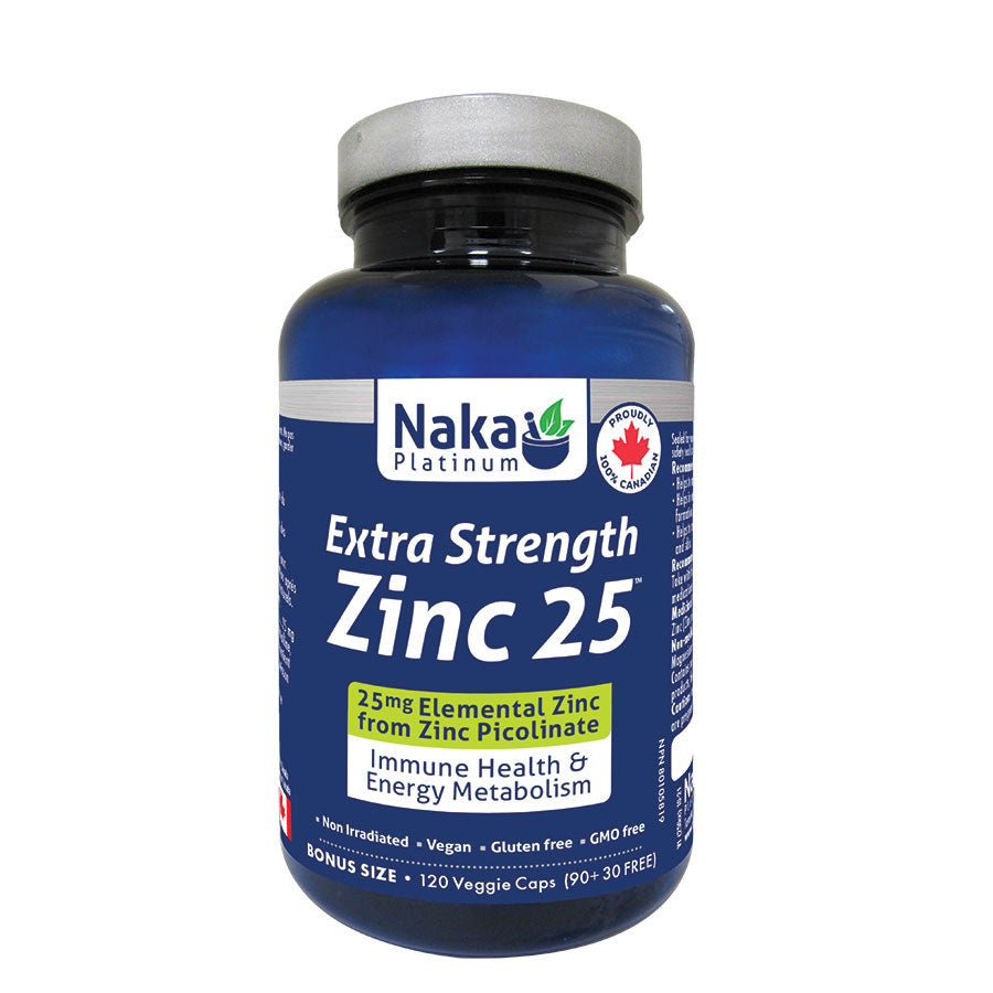 (Bonus Size) Platinum Zinc 25 Picolinate - 120 vcaps – 120 vcaps