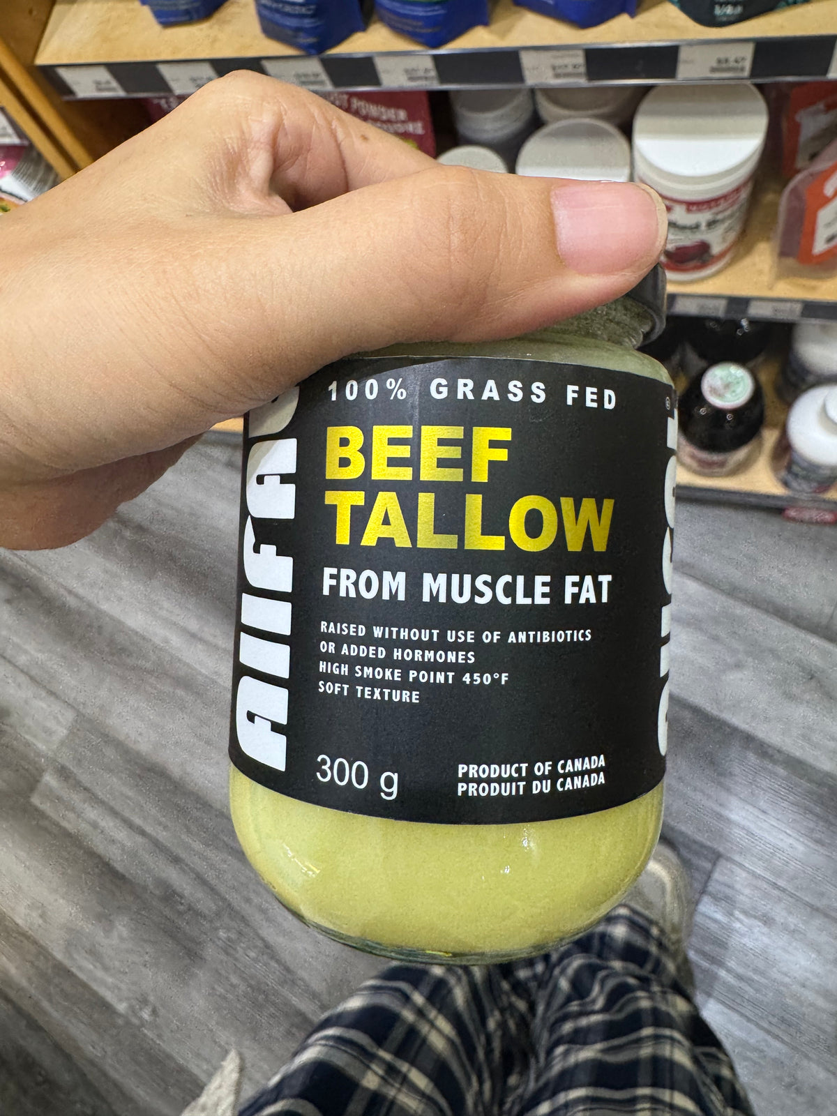 ALLFAT 100% Grass-Fed Beef Tallow from Muscle Fat 300 g