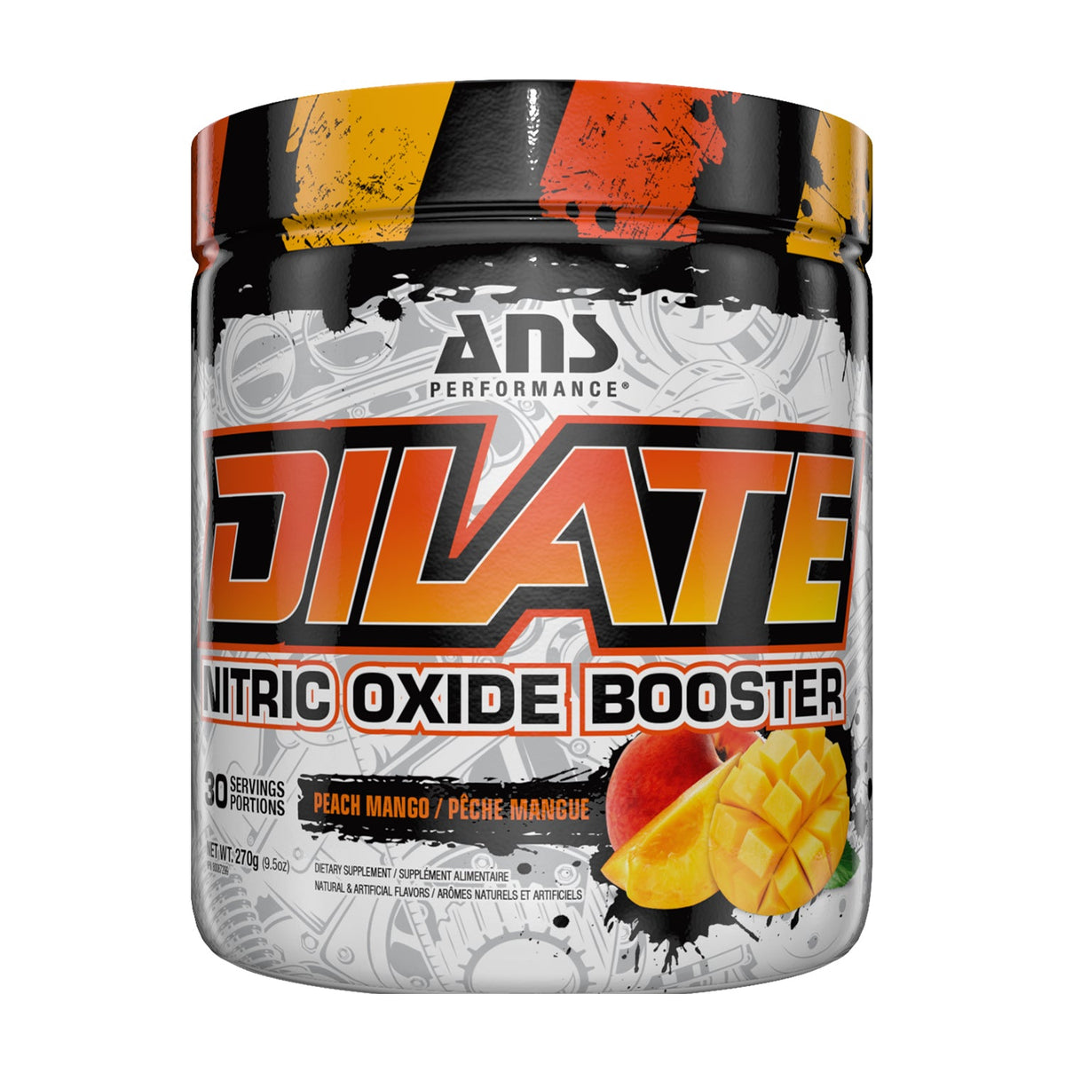 ANS Performance DILATE PUMP Pre-Workout Peach Mango 227 g