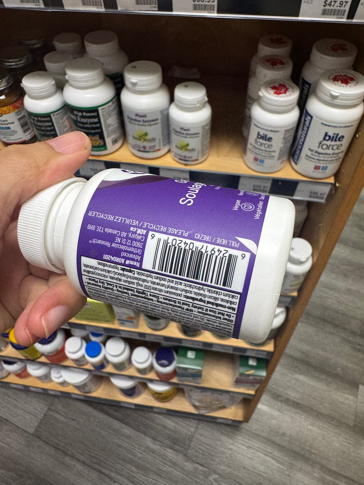 AOR Gastro Relief 60 Capsules front package