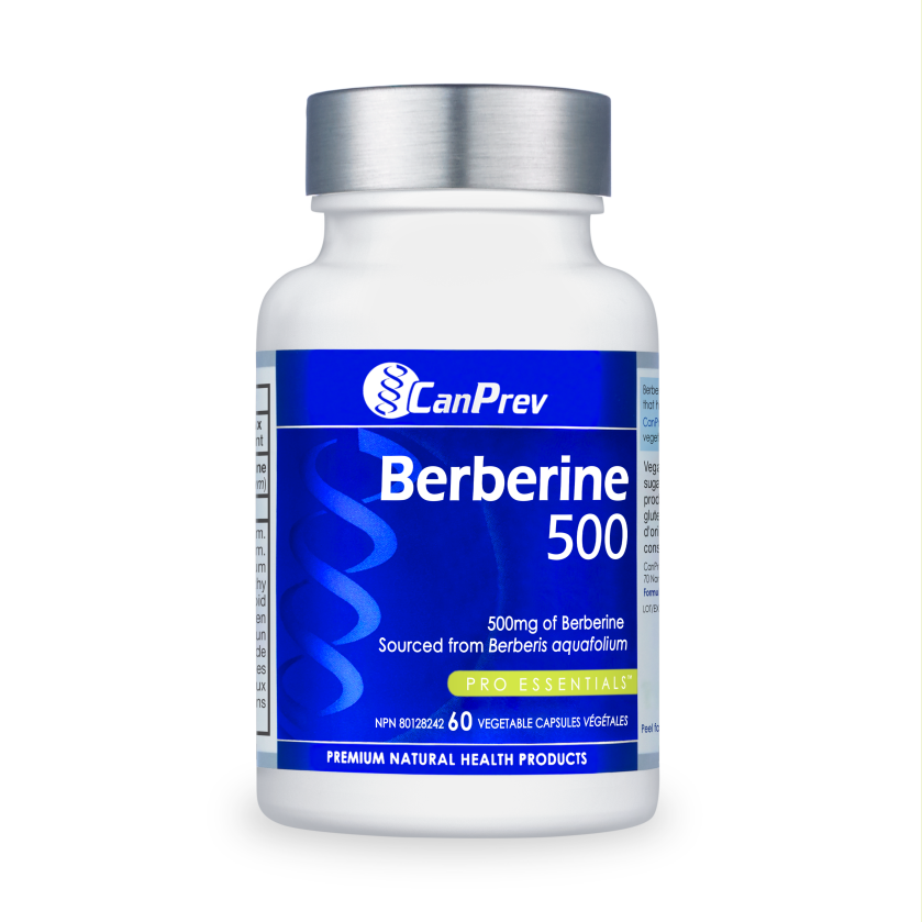 CanPrev Berberine 500 mg – 60 Vegetable Capsules