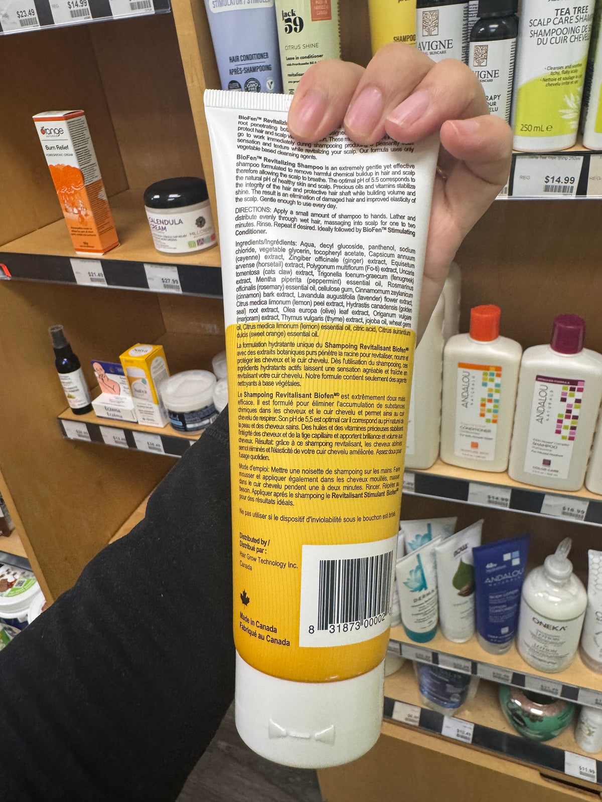 Bio-Fen Revitalizing Shampoo 240 mL tube
