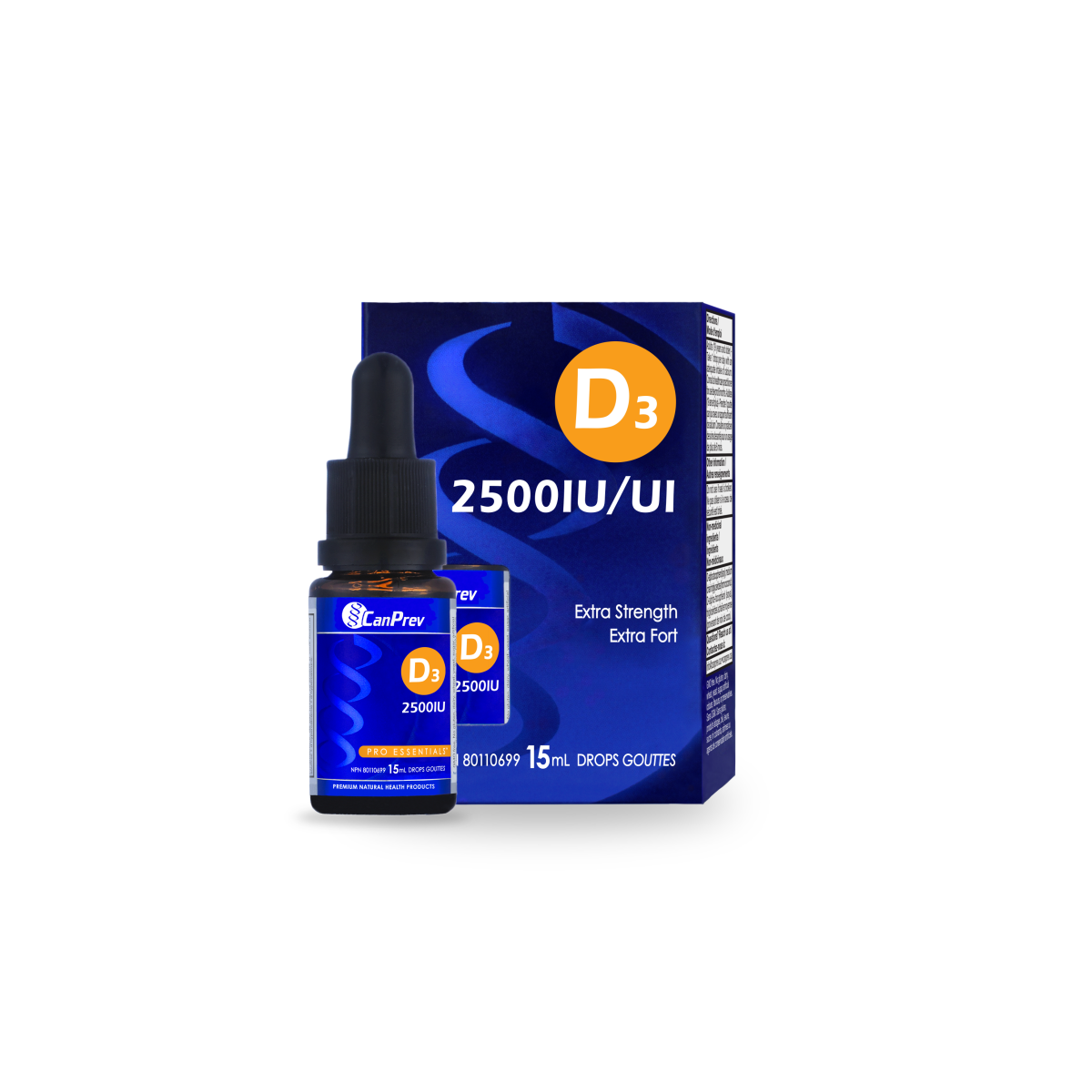 CanPrev D3 Drops 2500 IU 15 mL