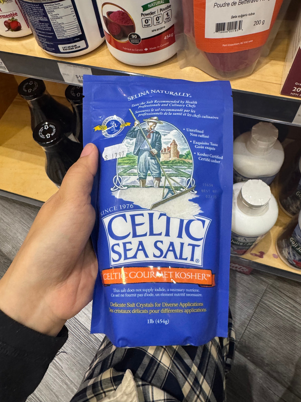 Celtic Sea Salt Celtic Gourmet Kosher 454 g front package