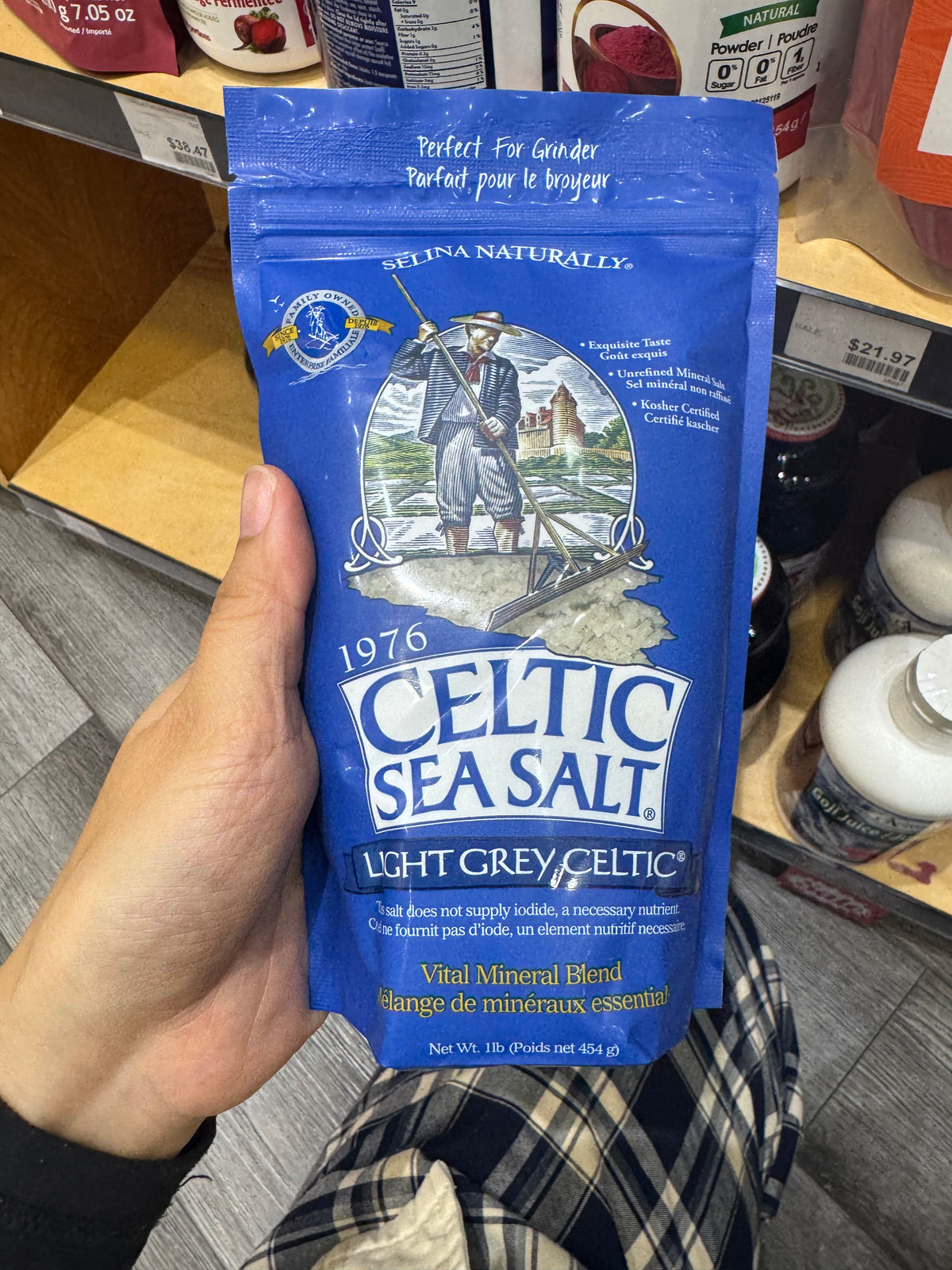 Celtic Sea Salt Light Grey Celtic 454 g front package