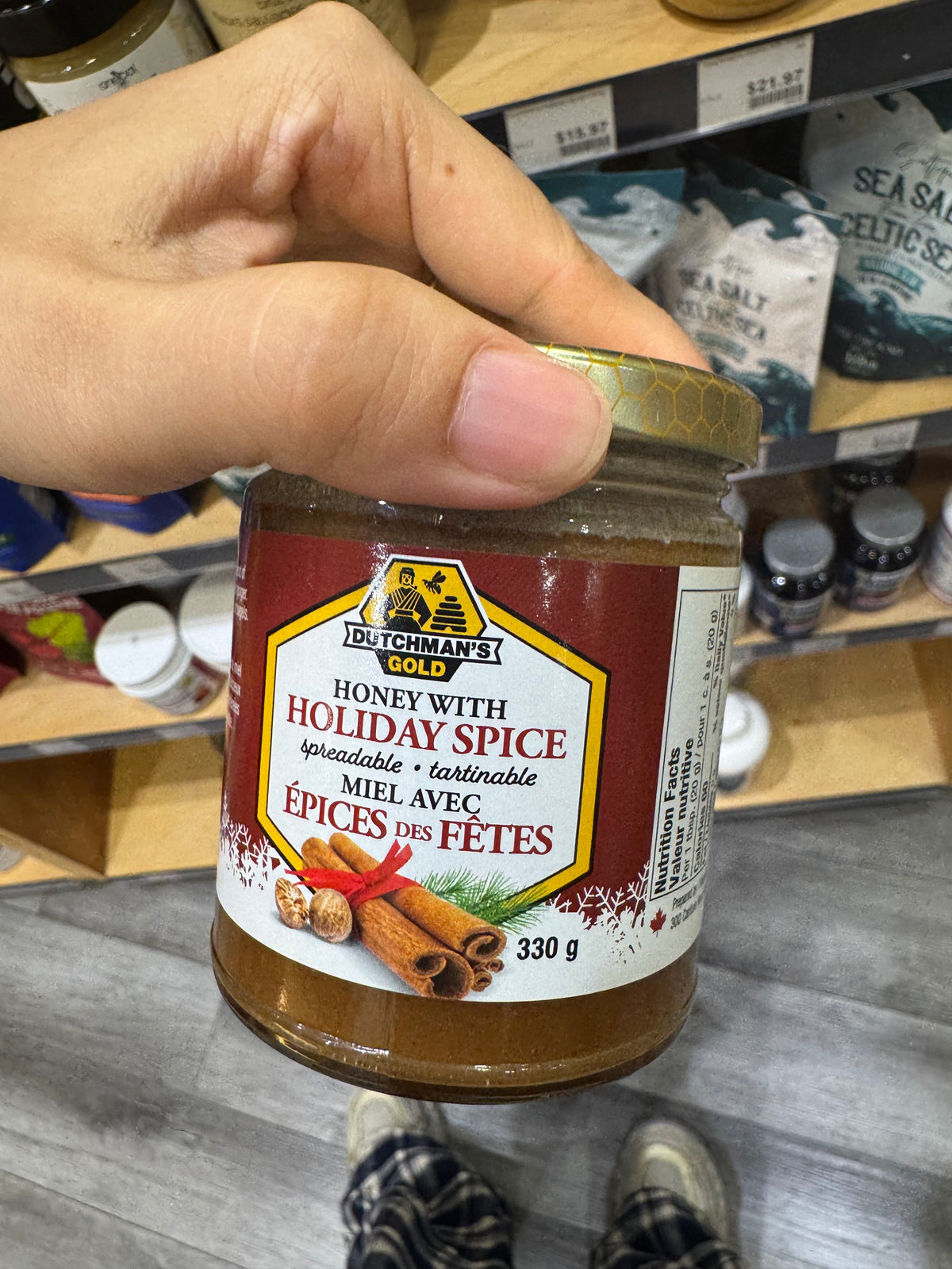 Dutchman's Gold Holiday Spice Honey 330 g