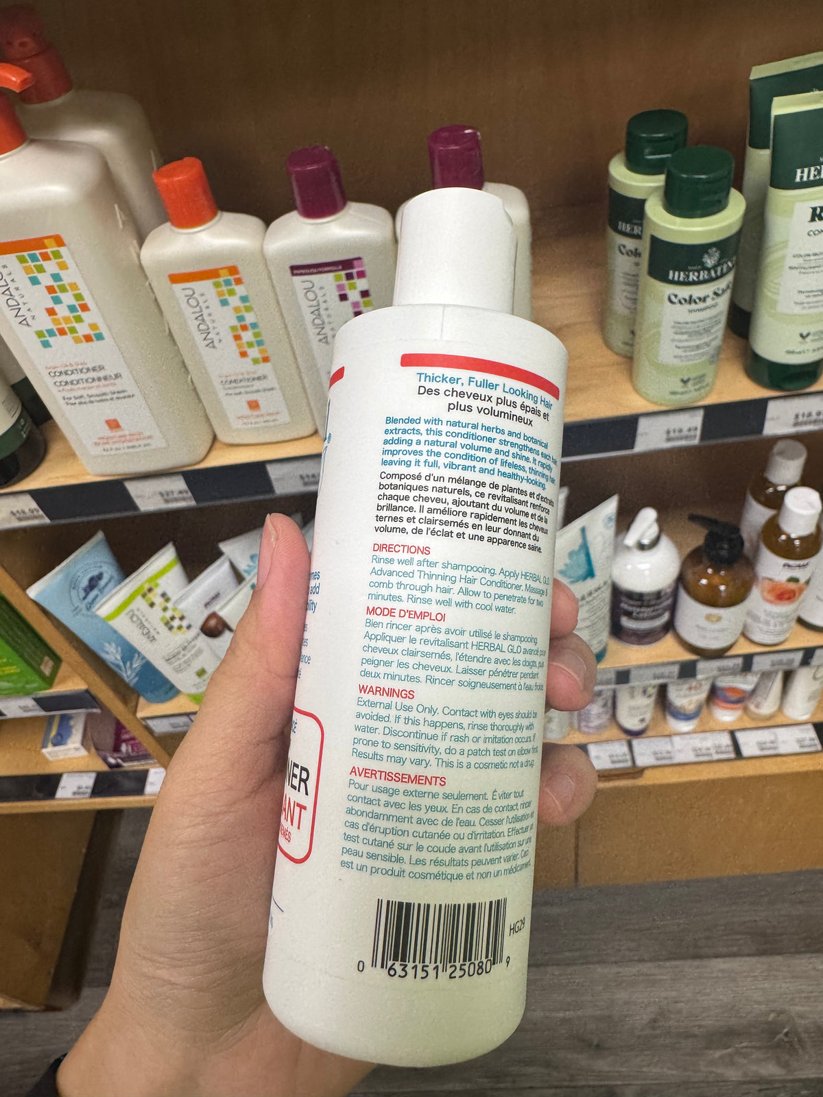 Herbal Glo Advanced Thinning Hair Conditioner 250 mL