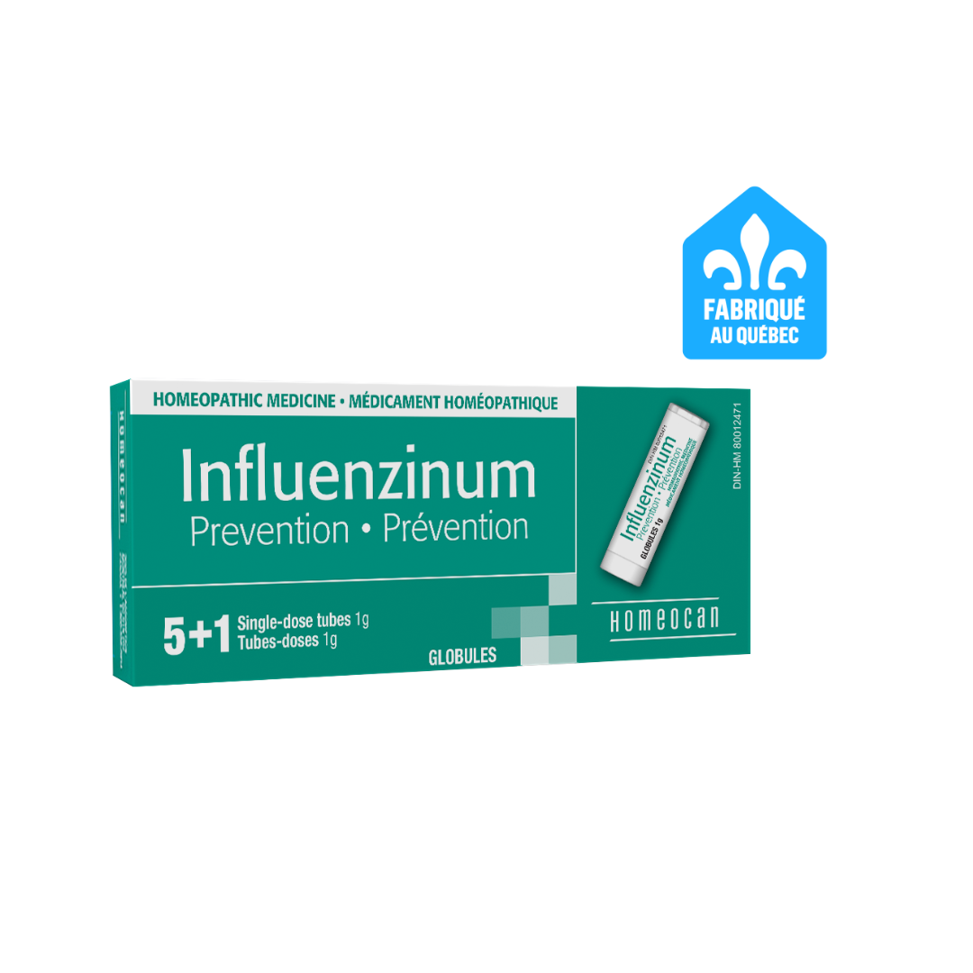 Homeocan Influenzinum Prevention 9CH, six 1 g single-dose tubes