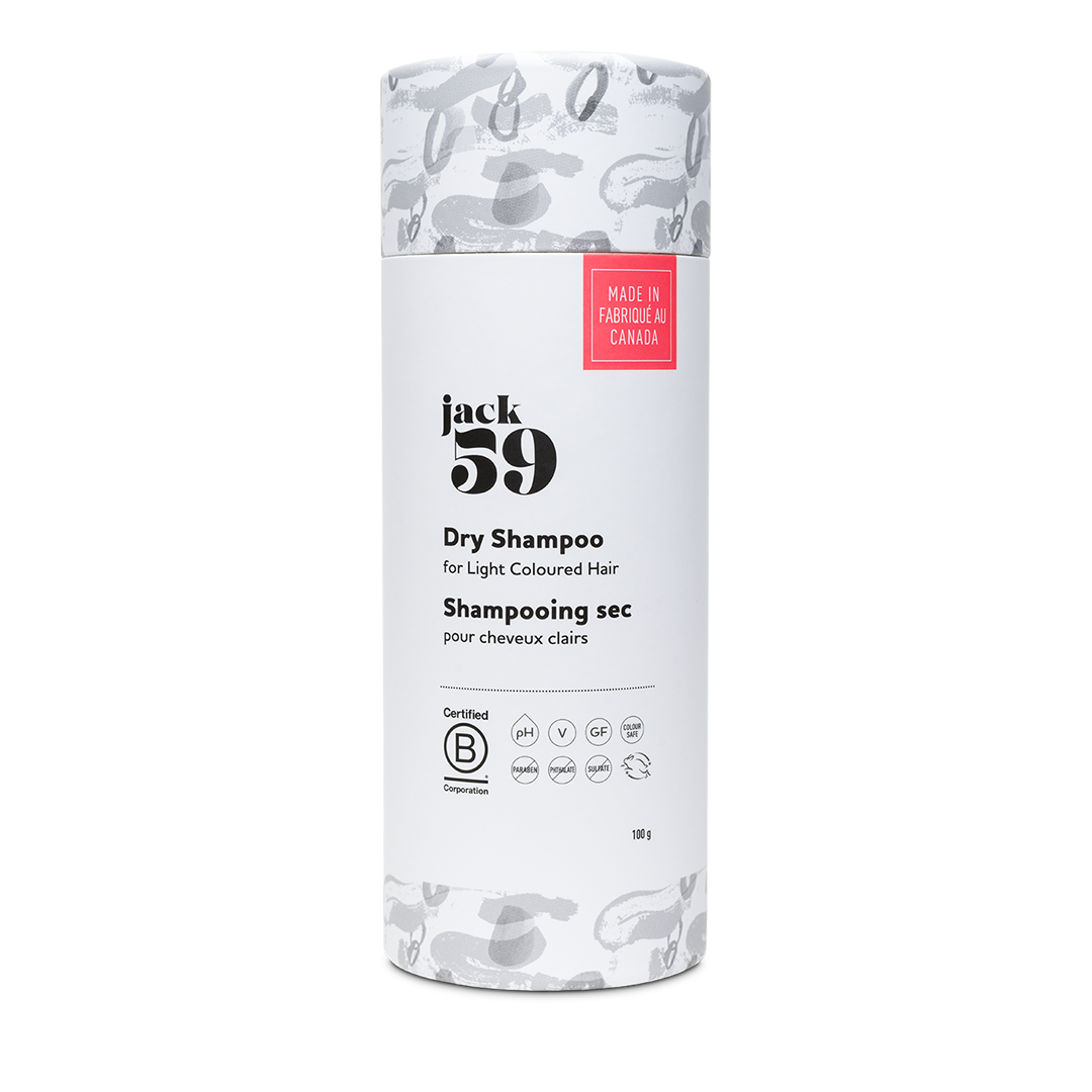 Jack59 Dry Shampoo for Light Toned Hair 100 g package