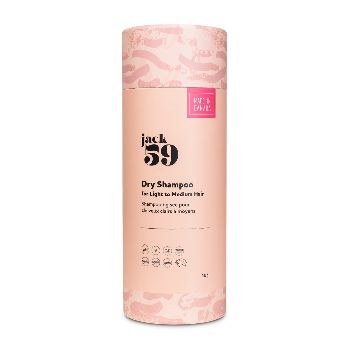 Jack59 Dry Shampoo for Medium Toned Hair 100 g