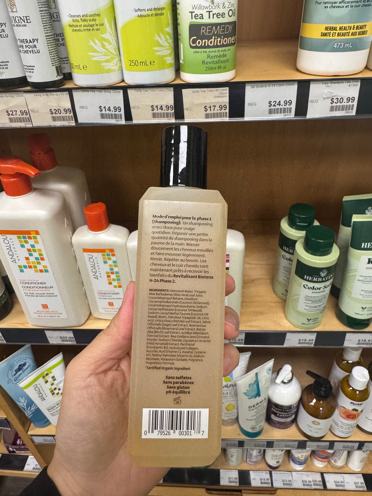 Mill Creek Botanicals Biotene H-24 Shampoo 250 mL