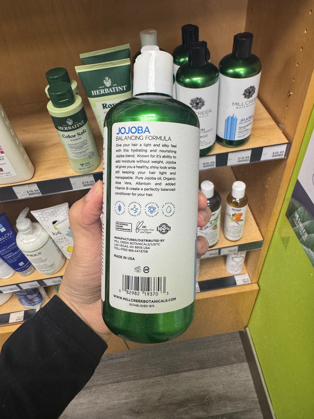 Mill Creek Botanicals Jojoba Conditioner 414 mL front package