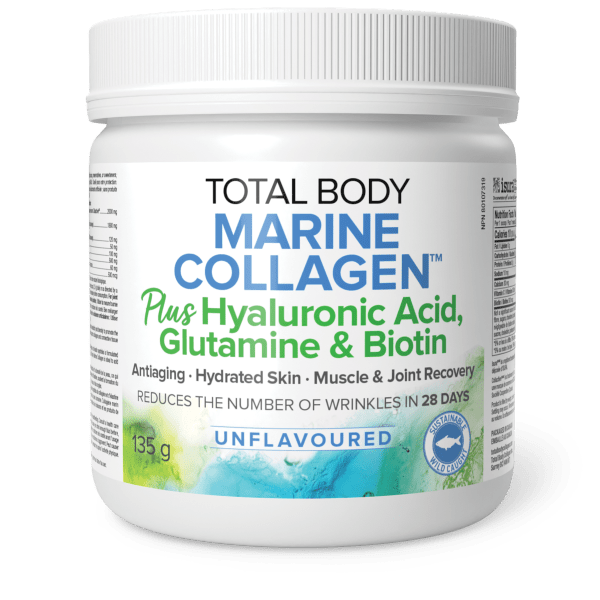 Natural Factors Total Body Marine Collagen Plus Unflavoured Powder 135 g
