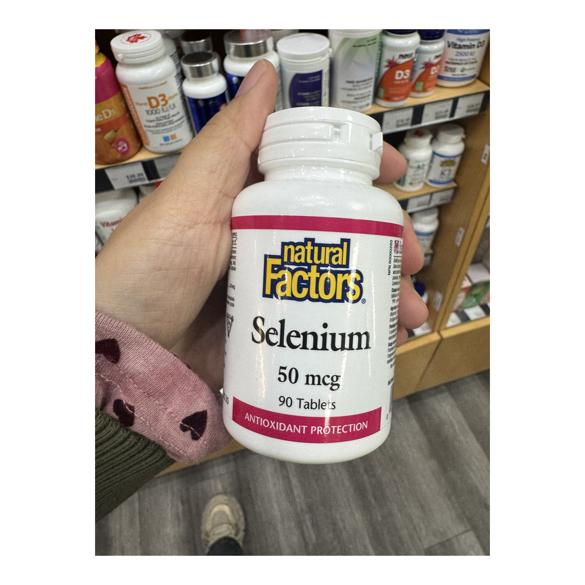 Natural Factors Selenium 50 mcg 90 Tablets