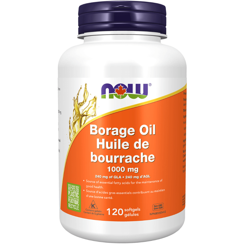 NOW Borage Oil 1000 mg 120 Softgels