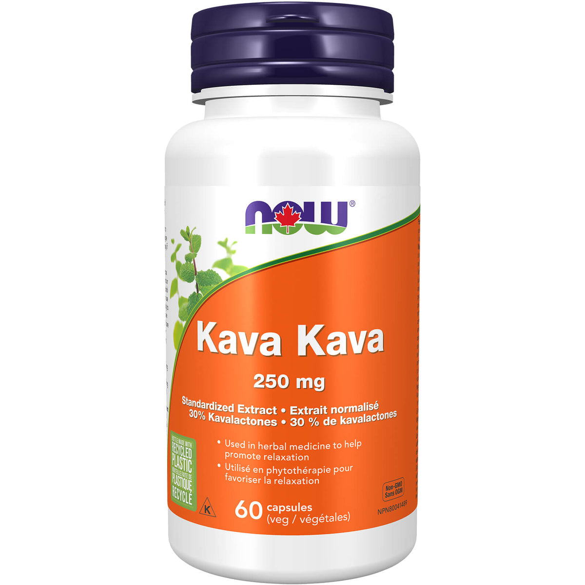 NOW Kava Kava Extract 250 mg 60 Veg Capsules